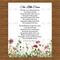 The Little Cares Poetry Watercolor Field Clover By E B Browning 8x10 Poetry Instant Wall Art Digital Download Printable DIY Vintage Verses